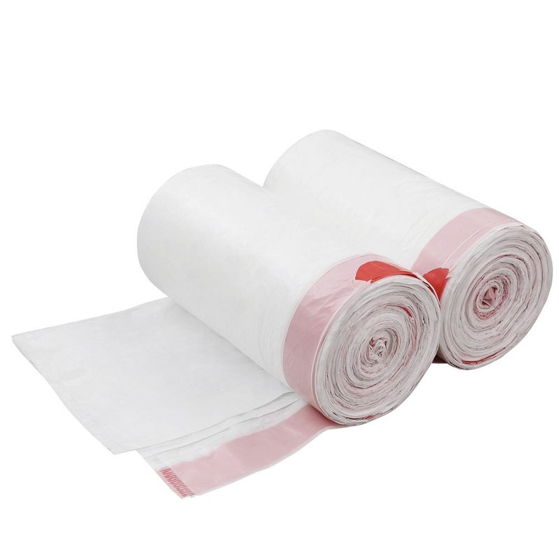 Doryh 6 Gallon White Drawstring Trash Bags 120 Counts